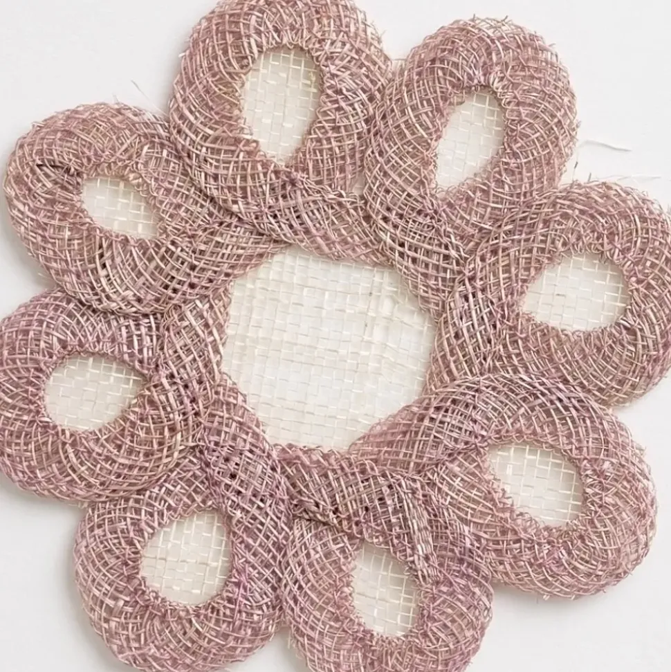 Lavender Woven Doodles Coaster | Set of 4