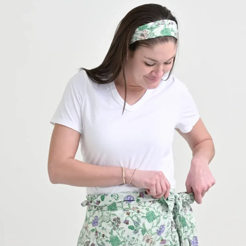 Mila Floral Emerald Headband