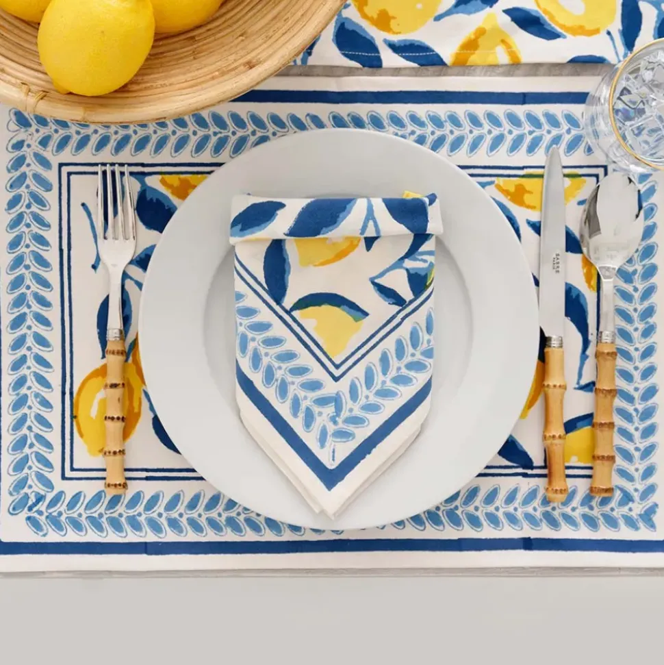 Mod Lemon Placemats | Set of 4
