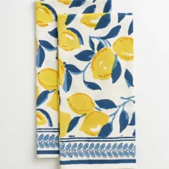 Mod Lemon Tea Towel | Set of 2