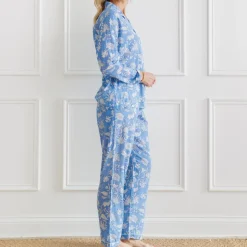 Morning Meadow Blue Pajama Set