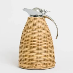 Natural Wicker Thermos