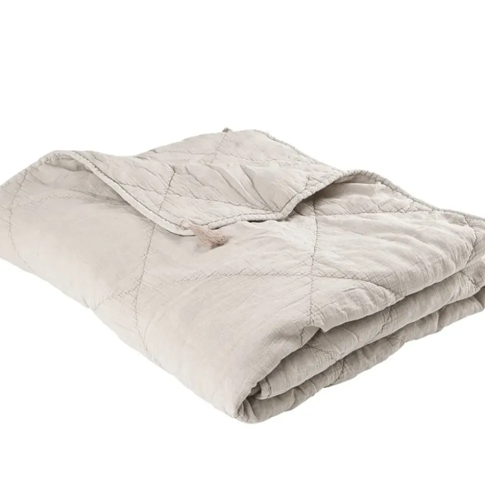 Oyster Cotton Throw
