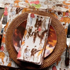 Paddock Scene Linen Napkin