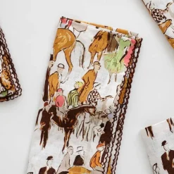 Paddock Scene Linen Napkin