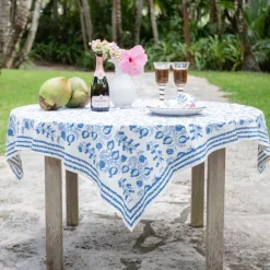 Pom Bells Wedgewood Tablecloth