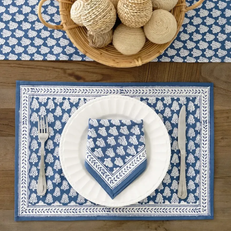 Pom Buti Denim Placemat | Set of 4