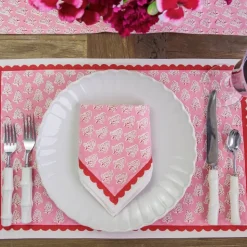 Pom Buti Pink Placemat | Set 4