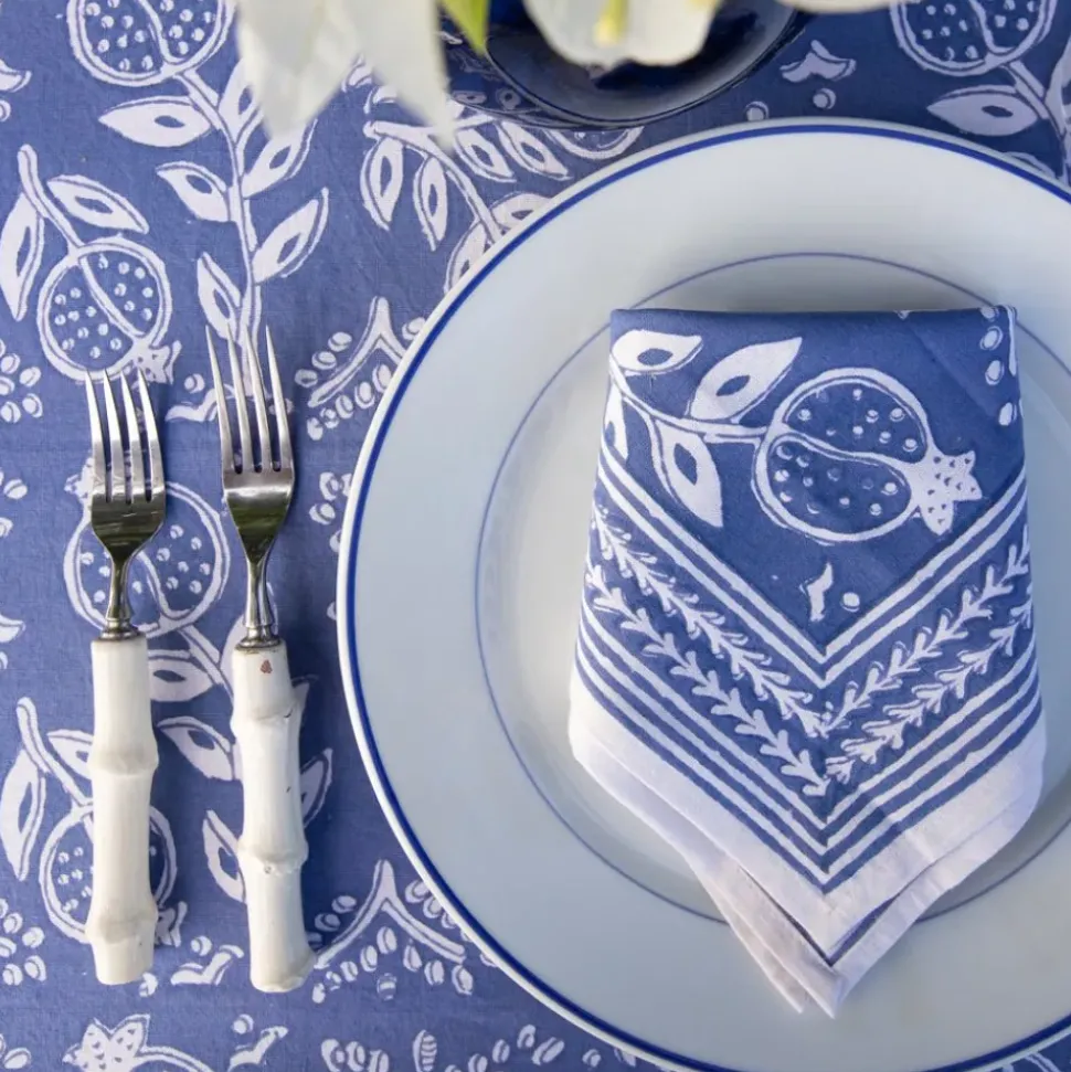 Pomegranate Blue Napkin | Set of 4