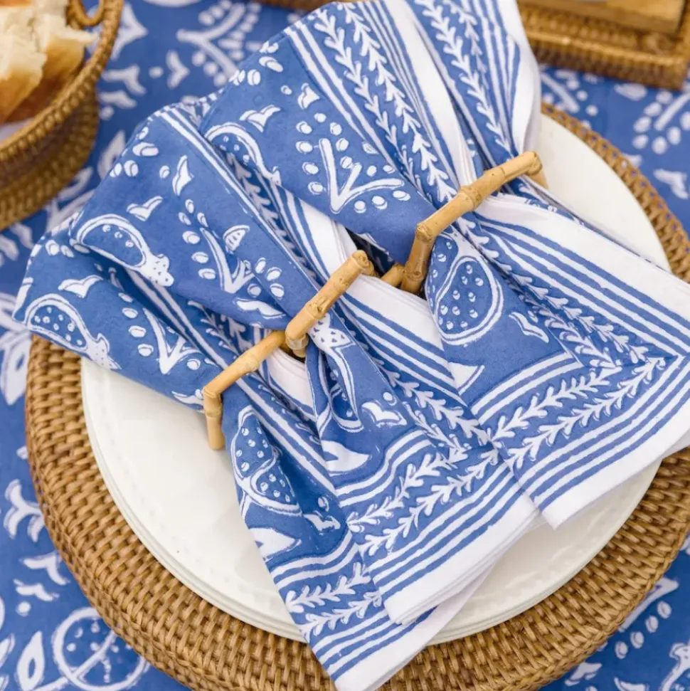 Pomegranate Blue Napkin | Set of 4