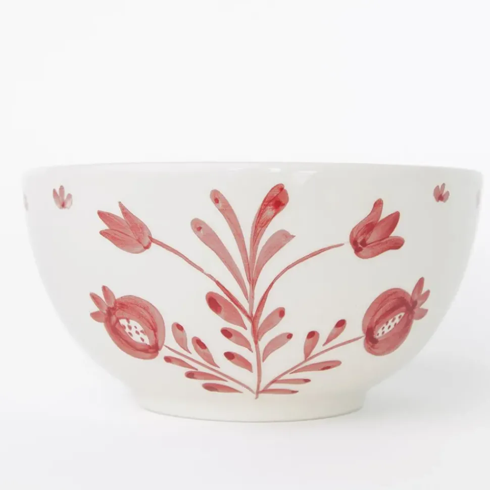Pomegranate Duet Rose Bowl | Set of 2