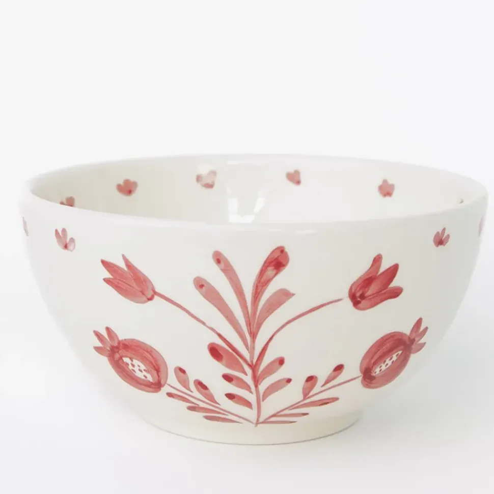 Pomegranate Duet Rose Bowl | Set of 2