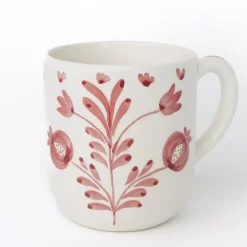 Pomegranate Duet Rose Mug | Set of 2