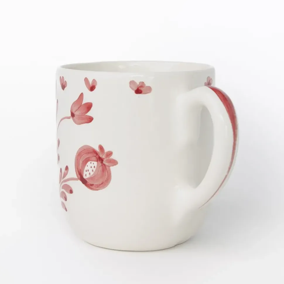 Pomegranate Duet Rose Mug | Set of 2