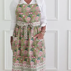 Pomegranate Garden Wine & Rose Apron