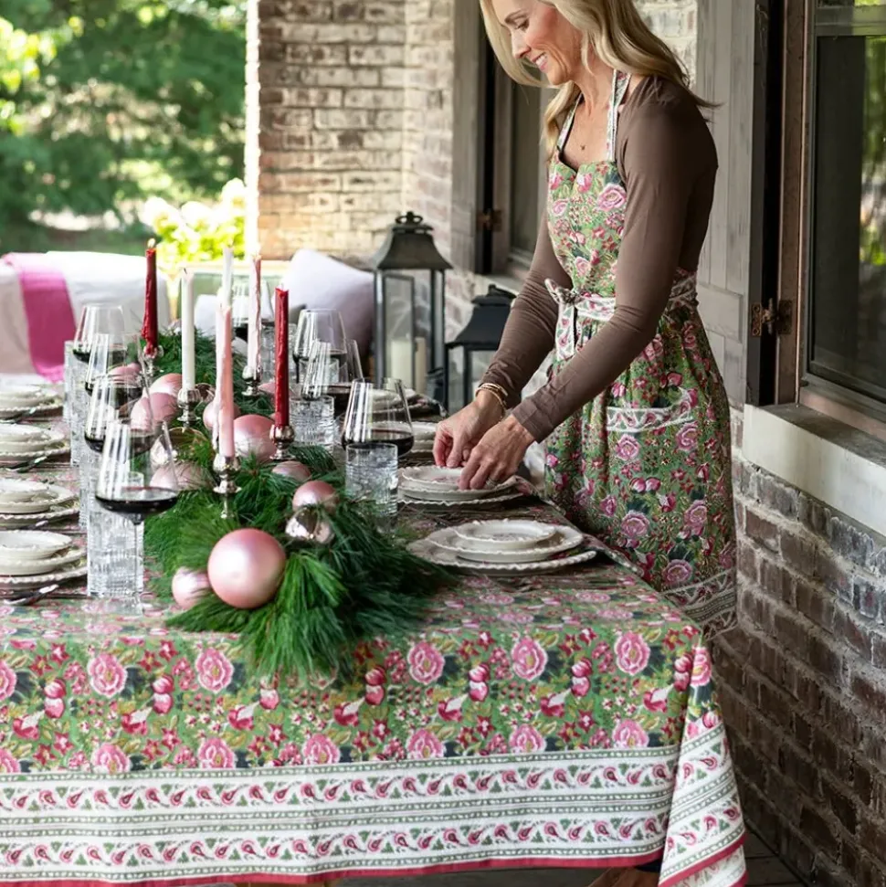 Pomegranate Garden Wine & Rose Apron