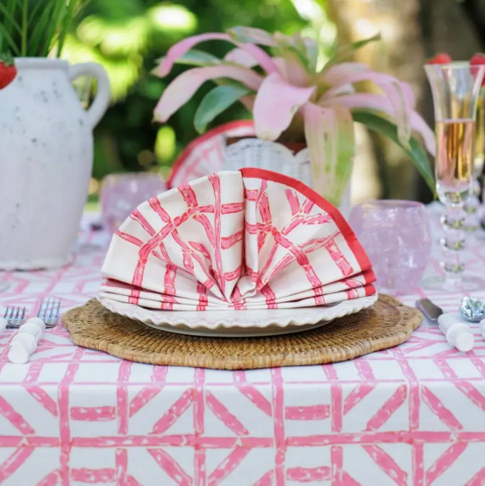 Rose Bamboo Napkin | Set of 4