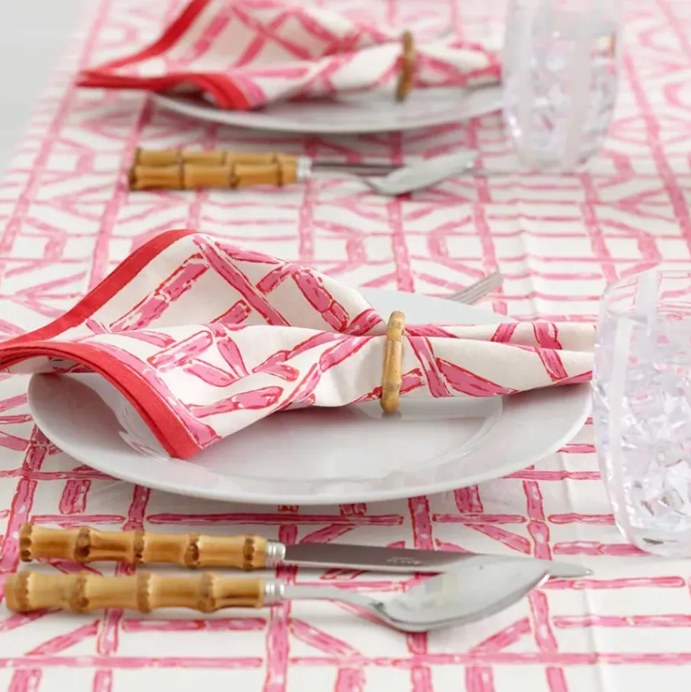 Rose Bamboo Napkin | Set of 4