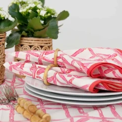 Rose Bamboo Napkin | Set of 4