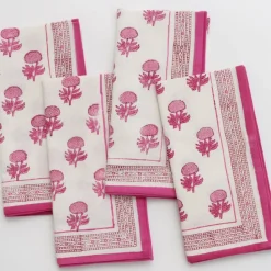 Rose Wine Napkin | Set of 4