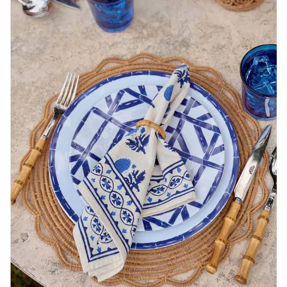 Round Bamboo Napkin Ring | Set of 4
