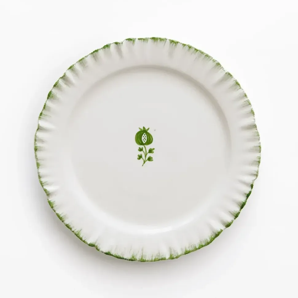 Ruffled Green Salad Plate | Set of 2