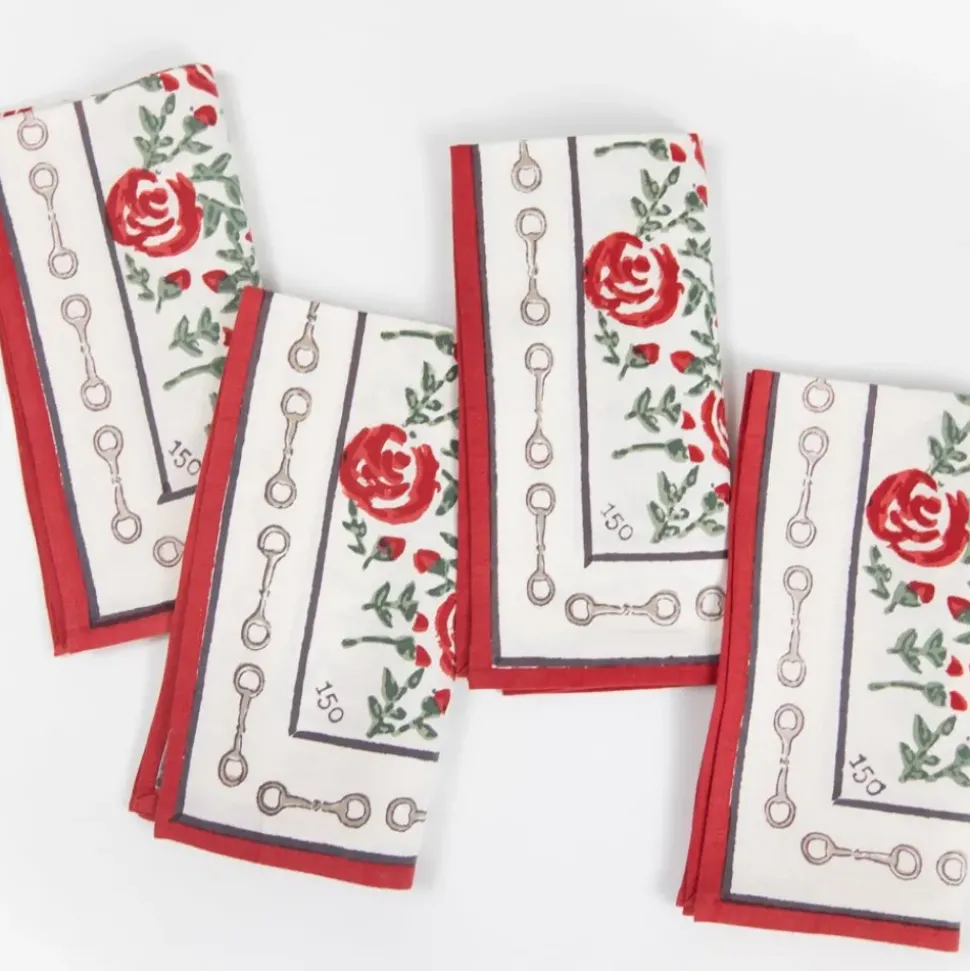 Run For The Roses 150 Napkins | Set of 4
