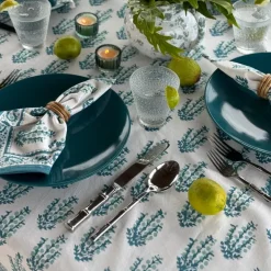 Sagar Aqua Tablecloth