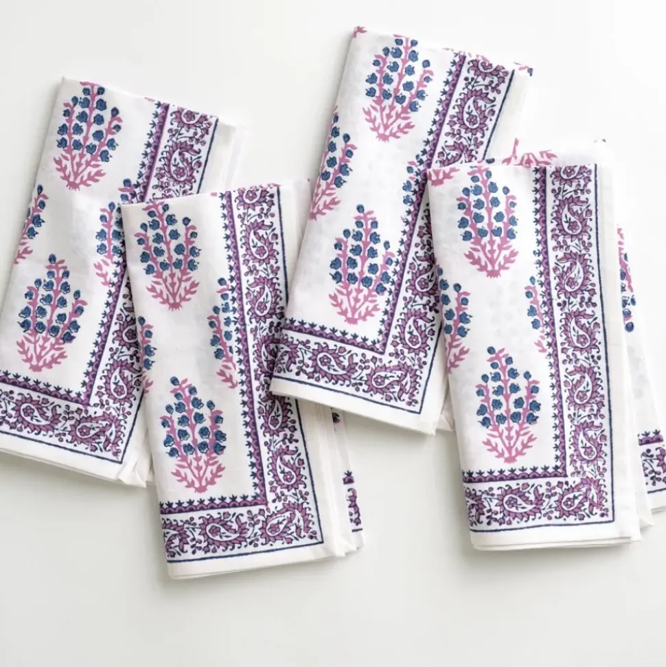 Sagar Blue & Magenta Napkin