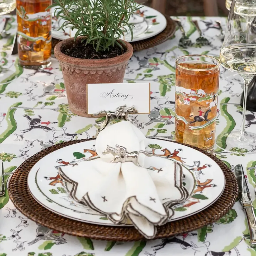 Silver Jockey Napkin Ring | Set of 4