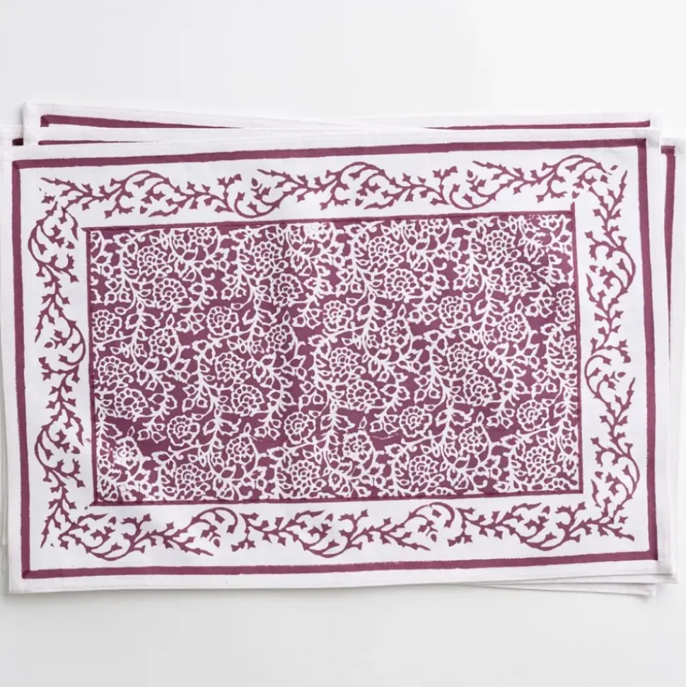 Tapestry Eggplant Placemat | Set of 4
