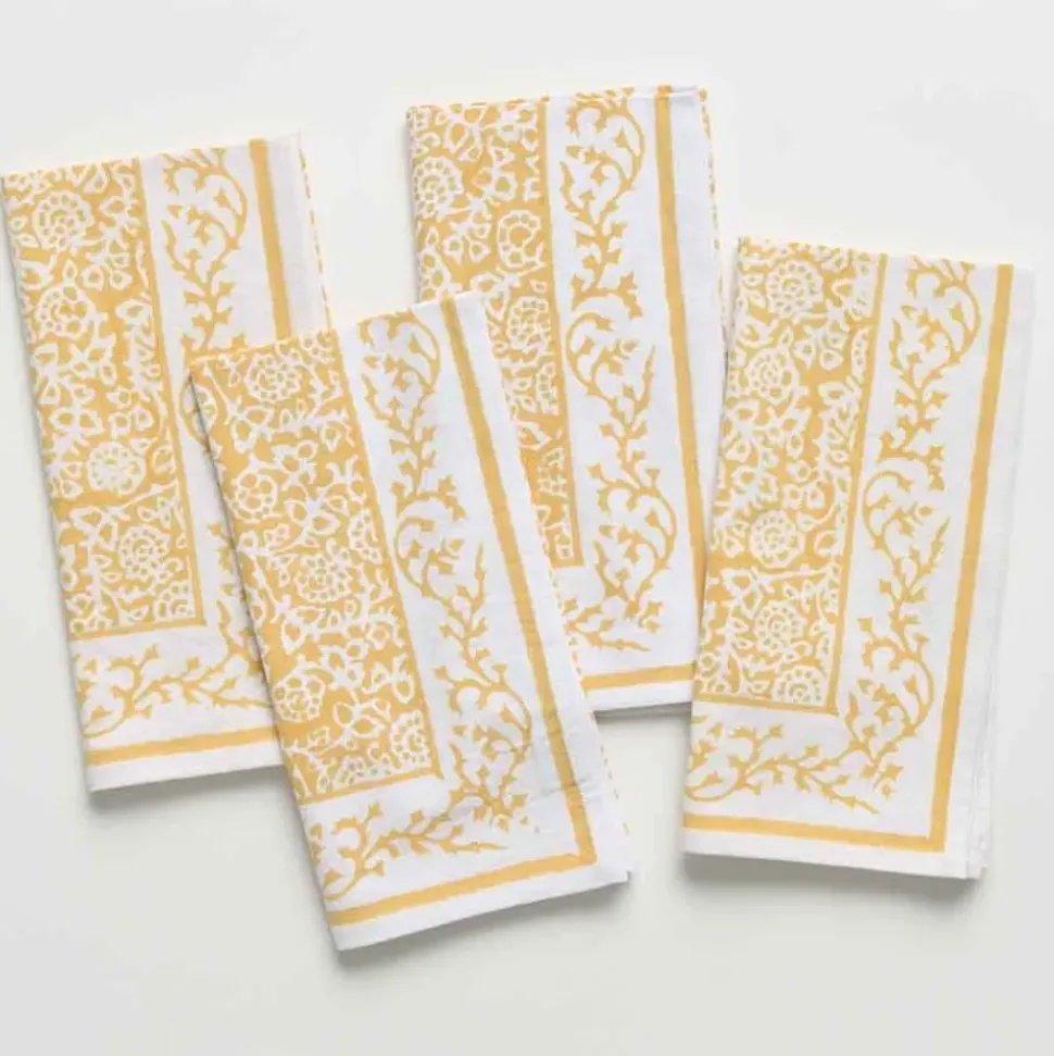 Tapestry Marigold Napkin | Set of 4
