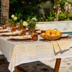 Tapestry Marigold Tablecloth