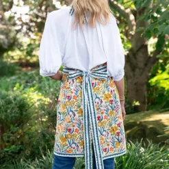 Teal Garden Apron